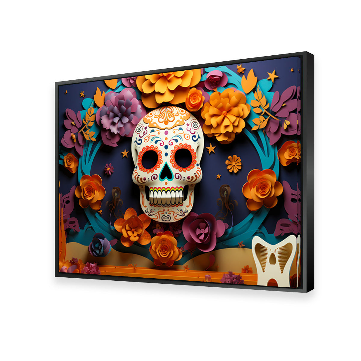 Festive Dia de los Muertos Wall Art