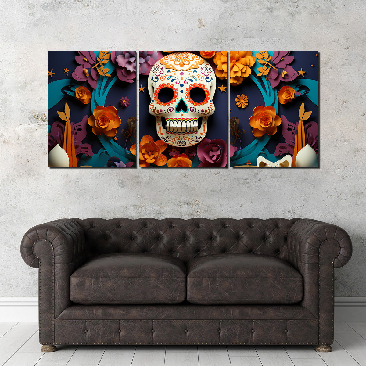 Festive Dia de los Muertos Wall Art