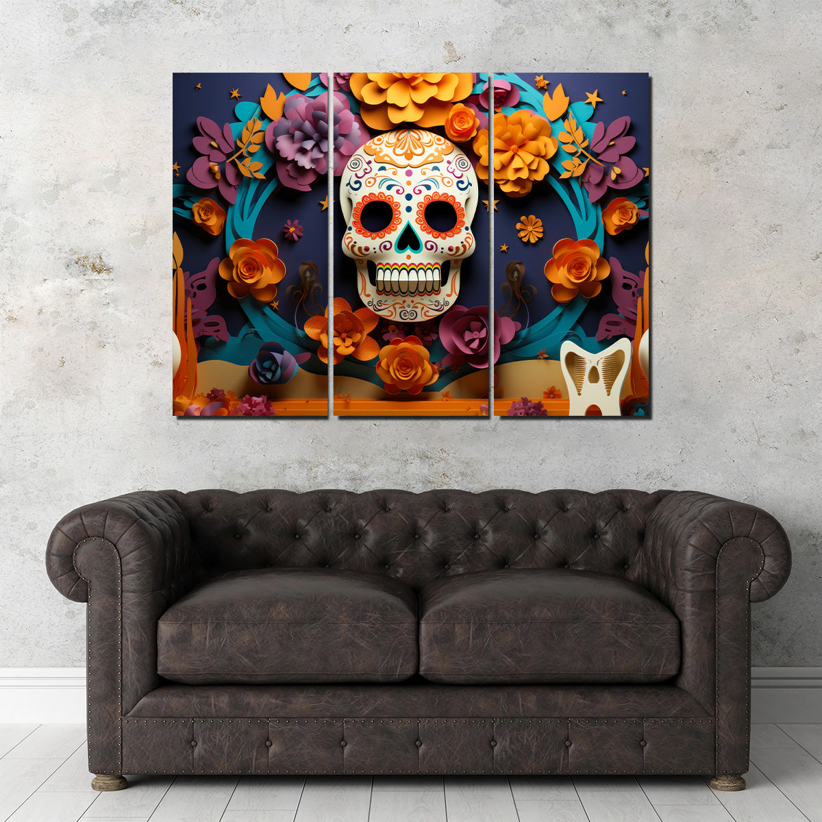 Festive Dia de los Muertos Wall Art