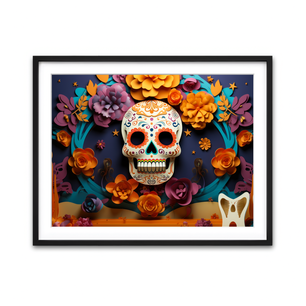 Framed Print 4x3 Black