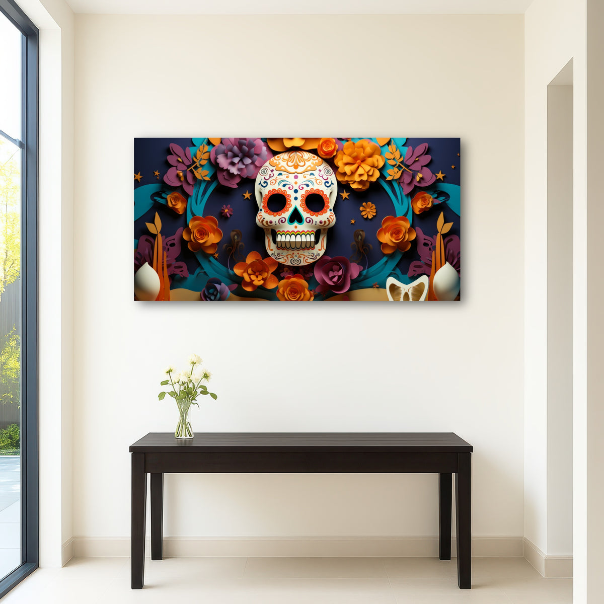 AUTO-MOCKUP ROOM | Festive Dia de los Muertos