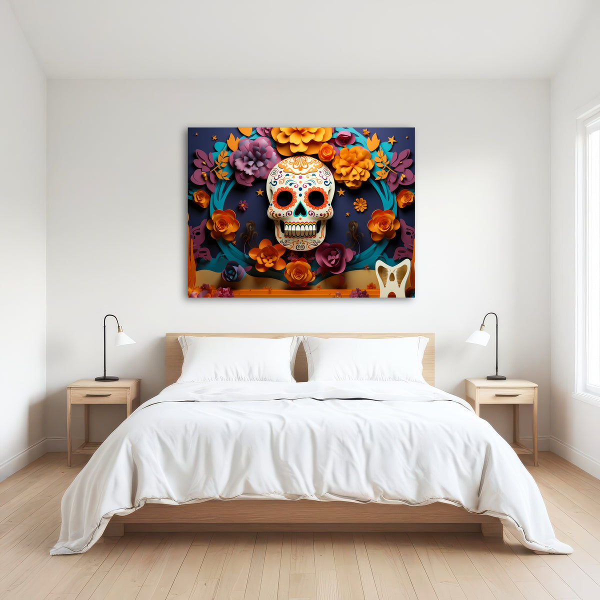 AUTO-MOCKUP ROOM | Festive Dia de los Muertos