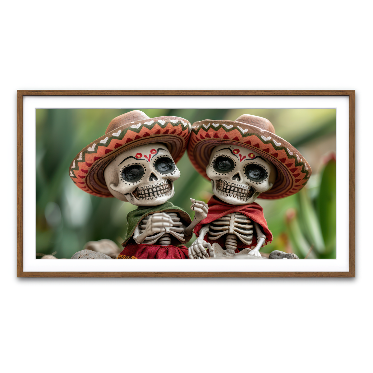 Framed Print 2x1 Walnut