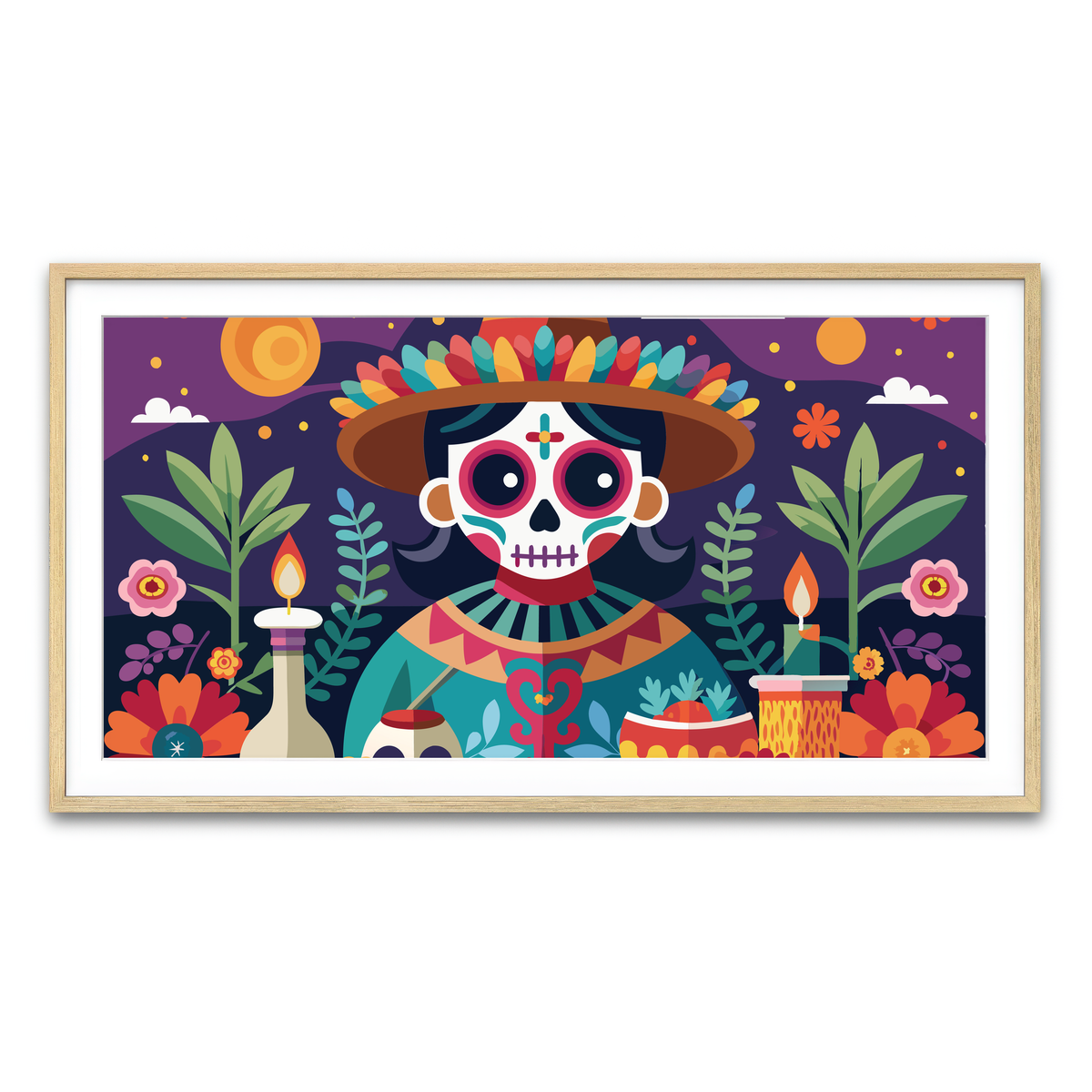 Framed Print 2x1 Natural