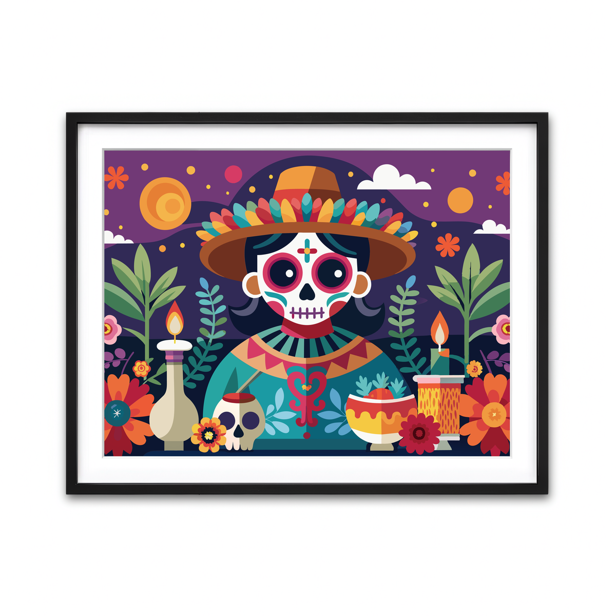 Framed Print 4x3 Black