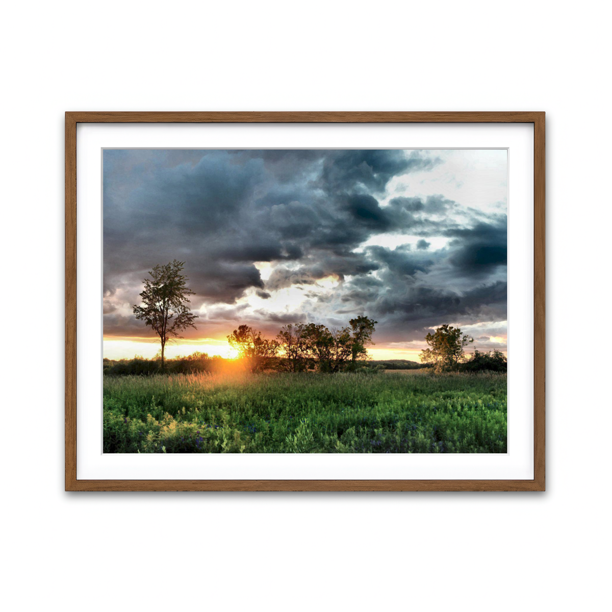 Framed Print 4x3 Walnut