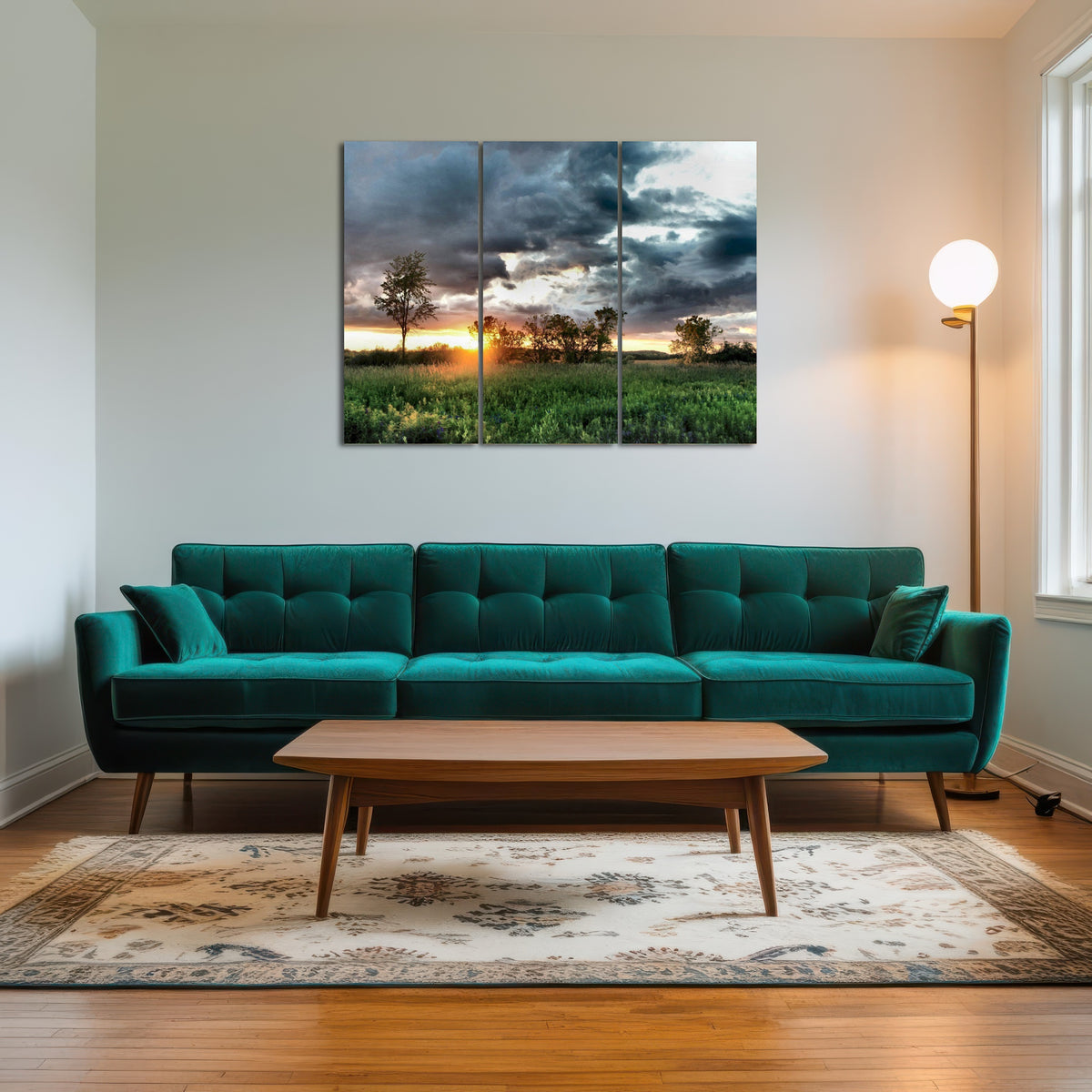 AUTO-MOCKUP ROOM | Field & Sunset