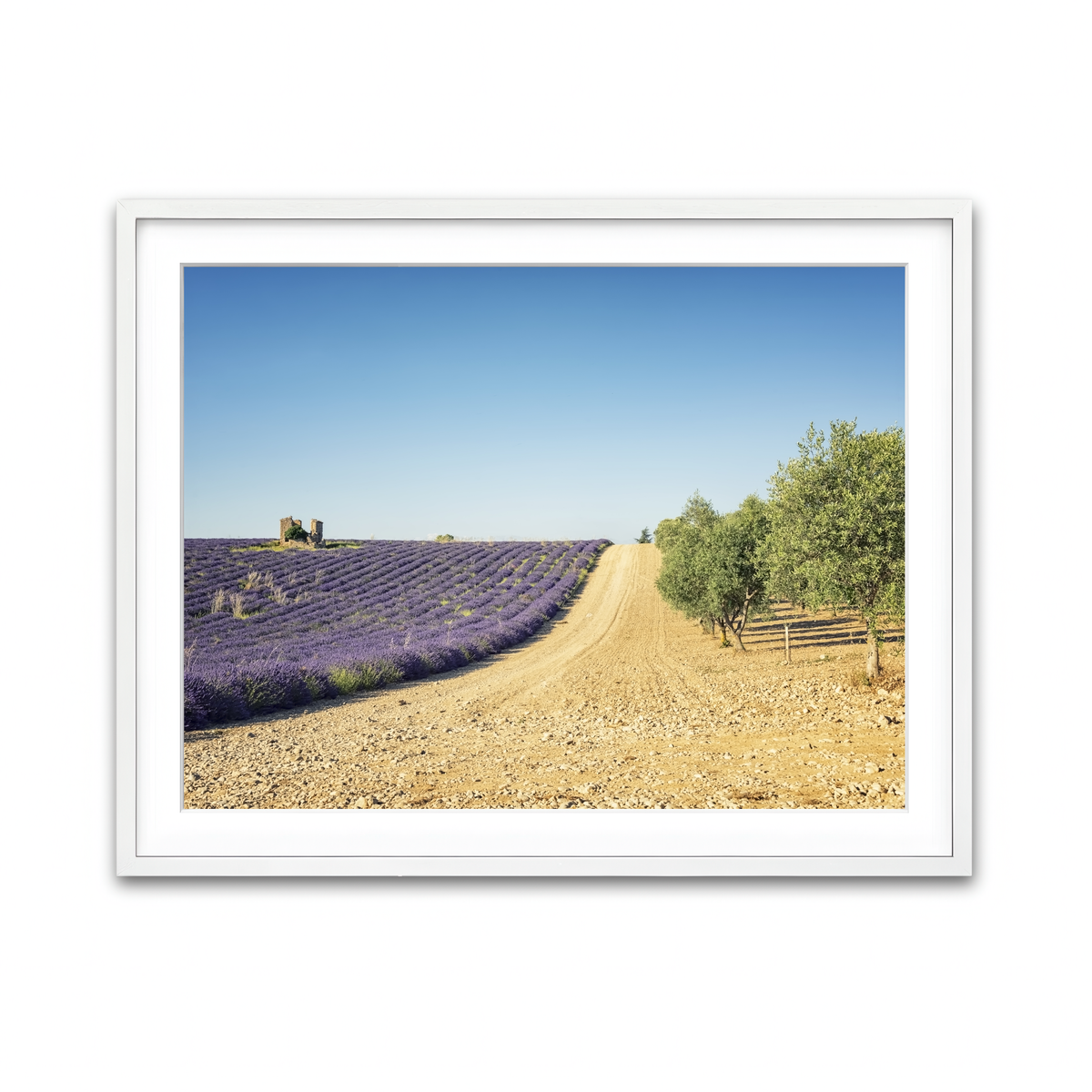 Framed Print 4x3 White