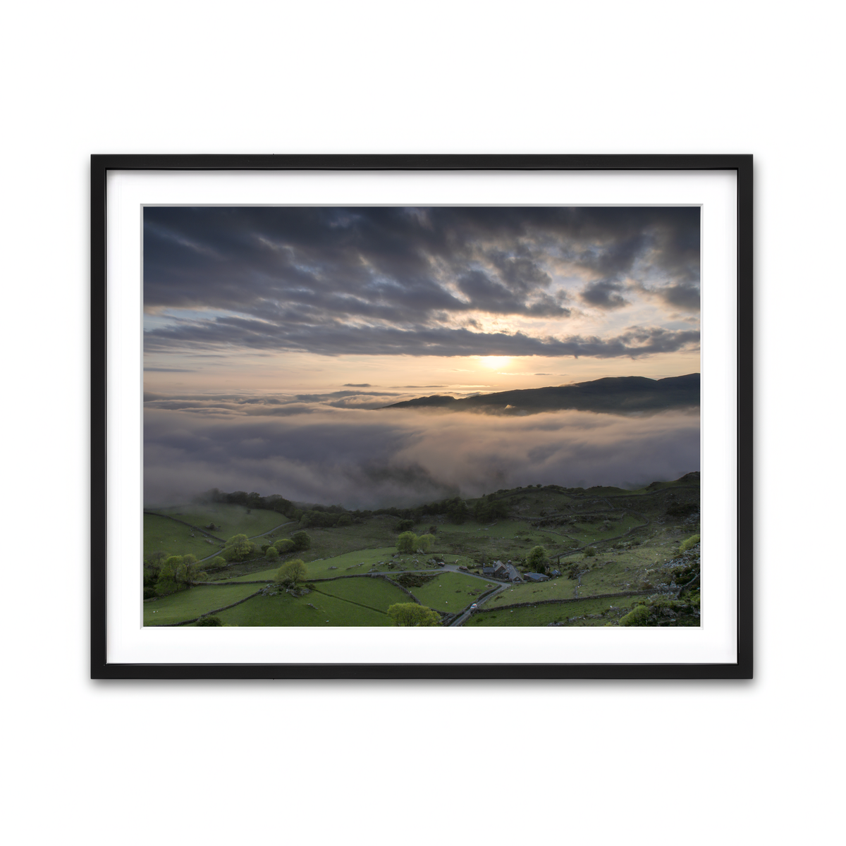 Framed Print 4x3 Black