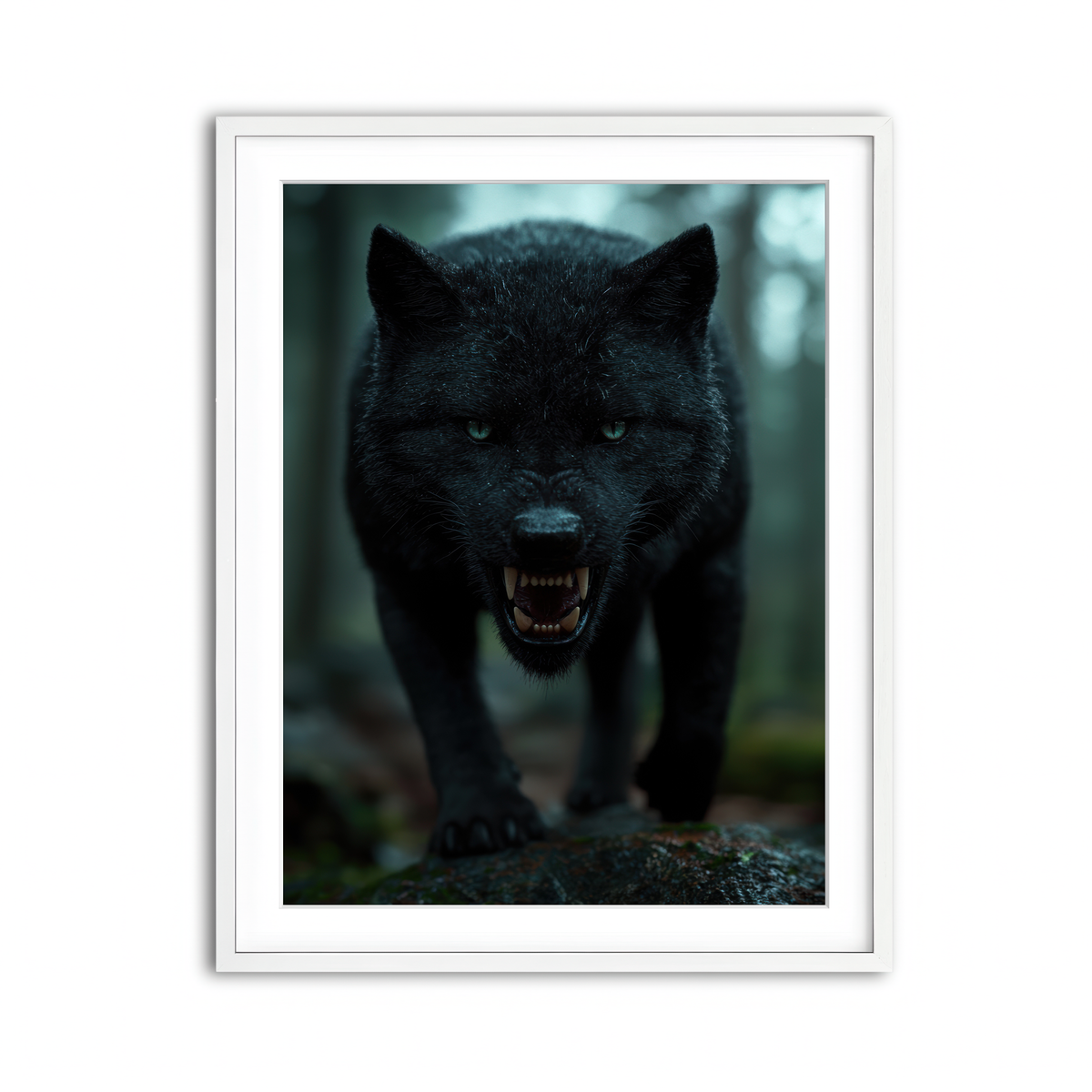 Framed Print 3x4 White