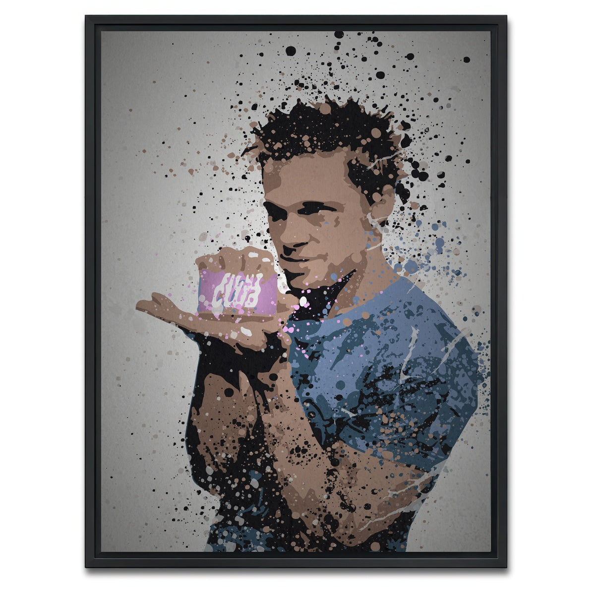 AUTO-MOCKUP WHITE | Fight | 1 Piece | Black Framed Canvas | group=3x4