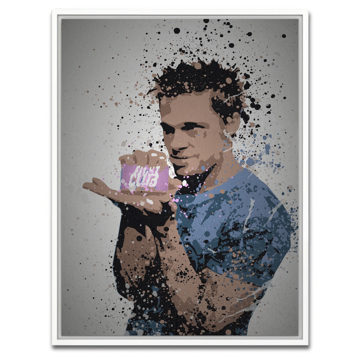 AUTO-MOCKUP WHITE | Fight | 1 Piece | White Framed Canvas | group=3x4