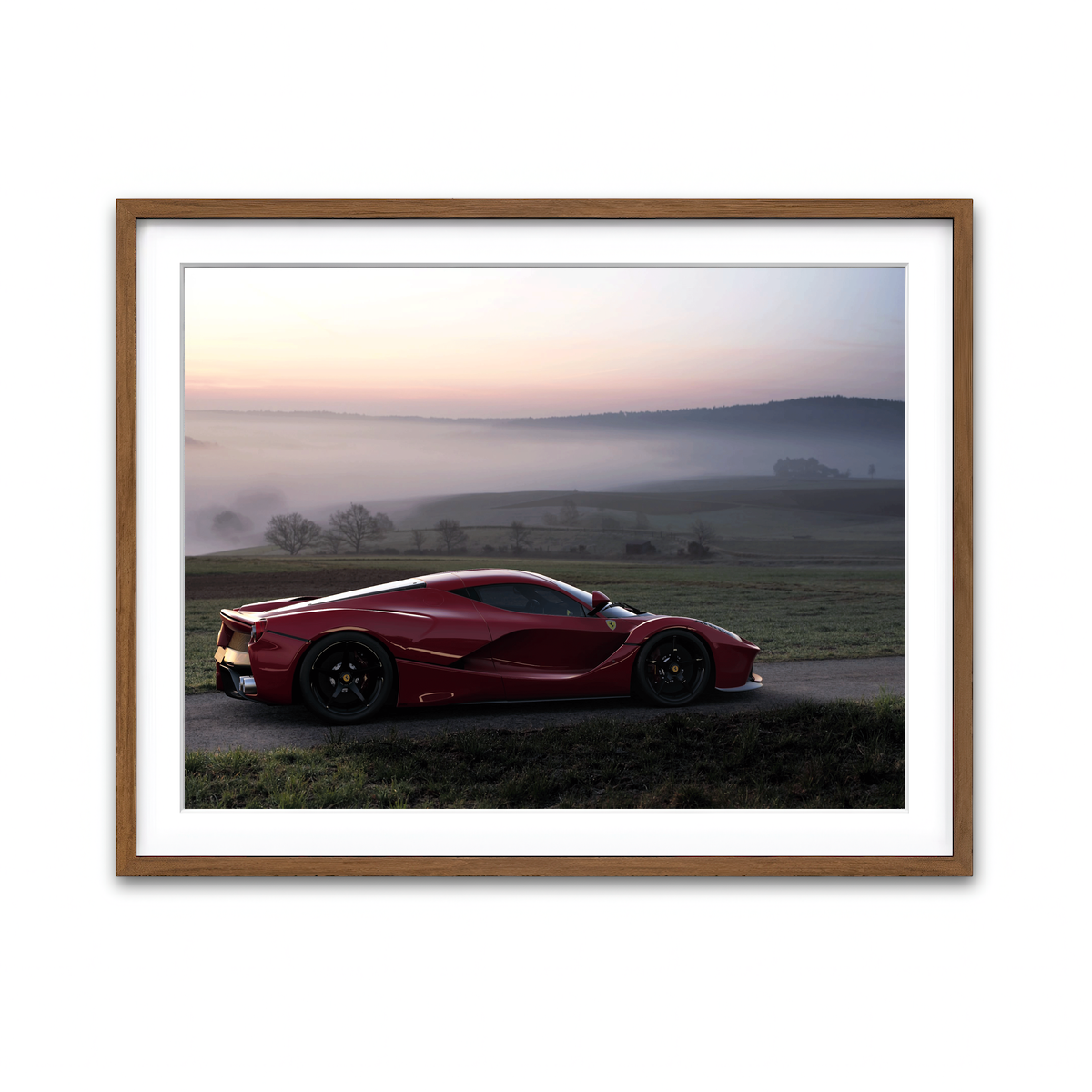 Framed Print 4x3 Walnut