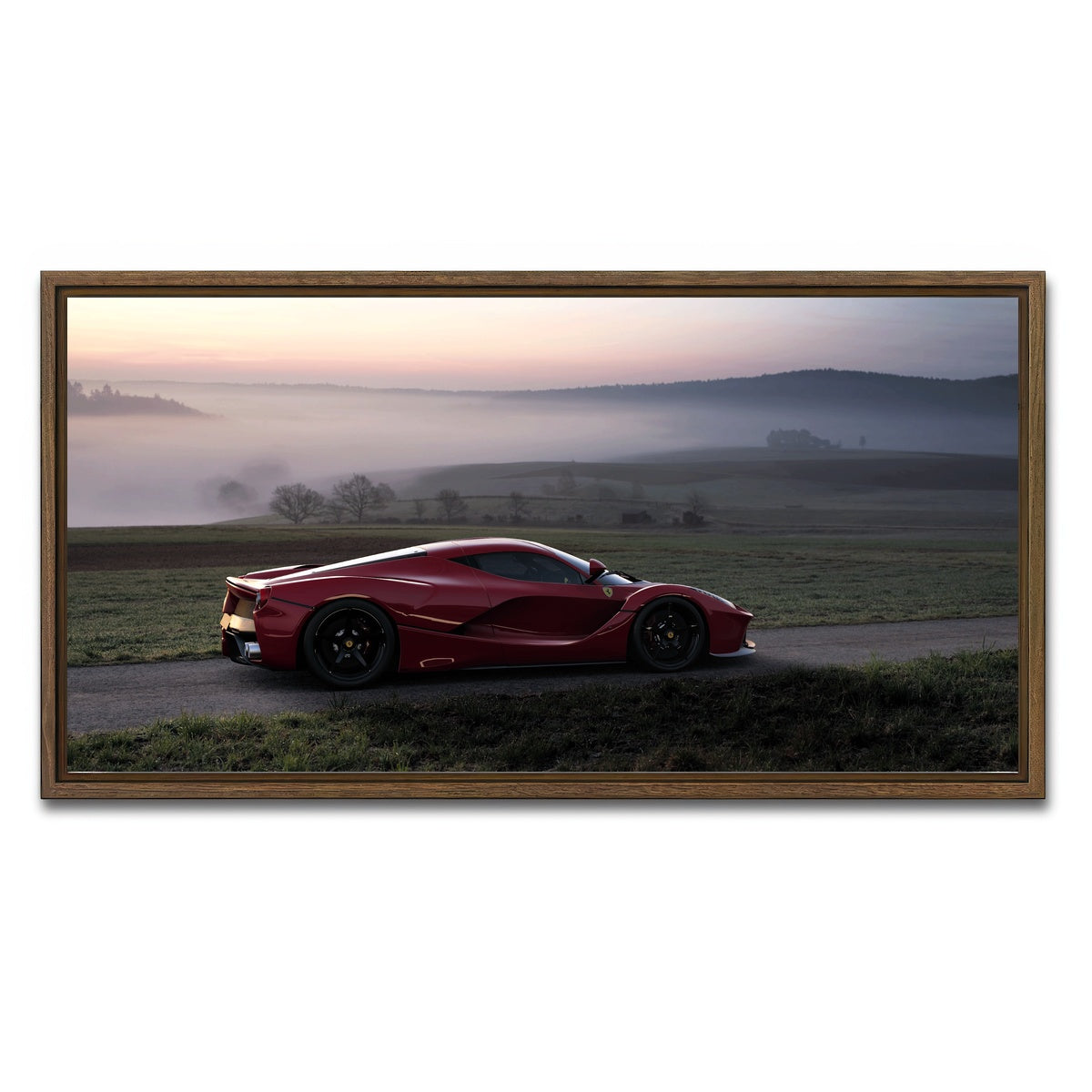 AUTO-MOCKUP WHITE | Finally at Peace | 1 Piece | Walnut Framed Canvas | group=2x1