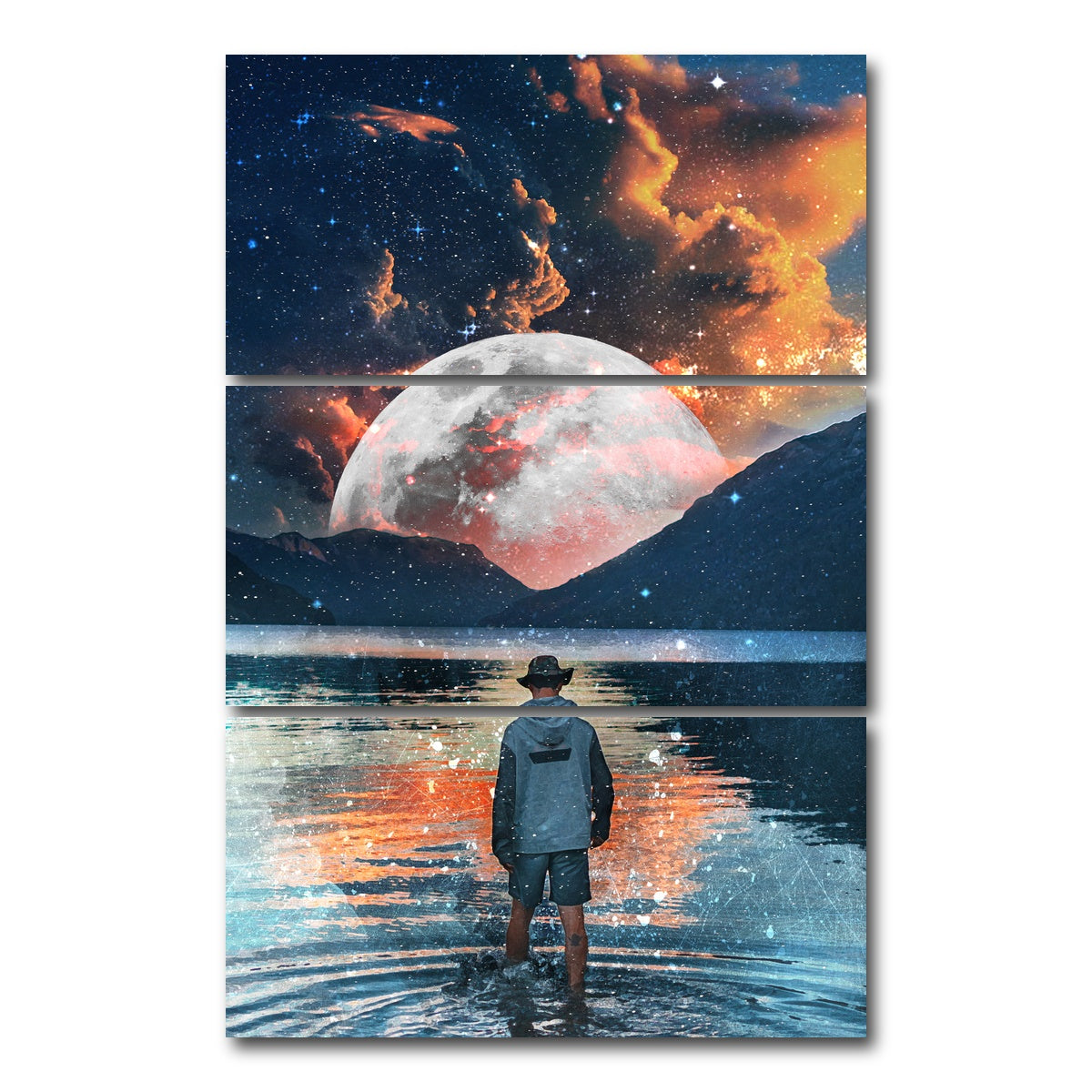 AUTO-MOCKUP WHITE | Find your path | 3 Piece | Gallery Wrap Canvas | group=12x24_stacked