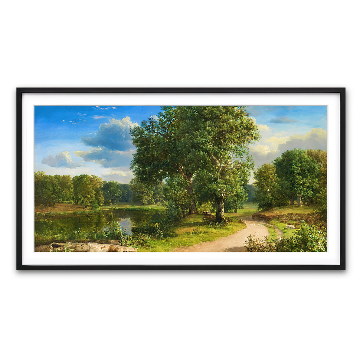 Framed Print 2x1 Black