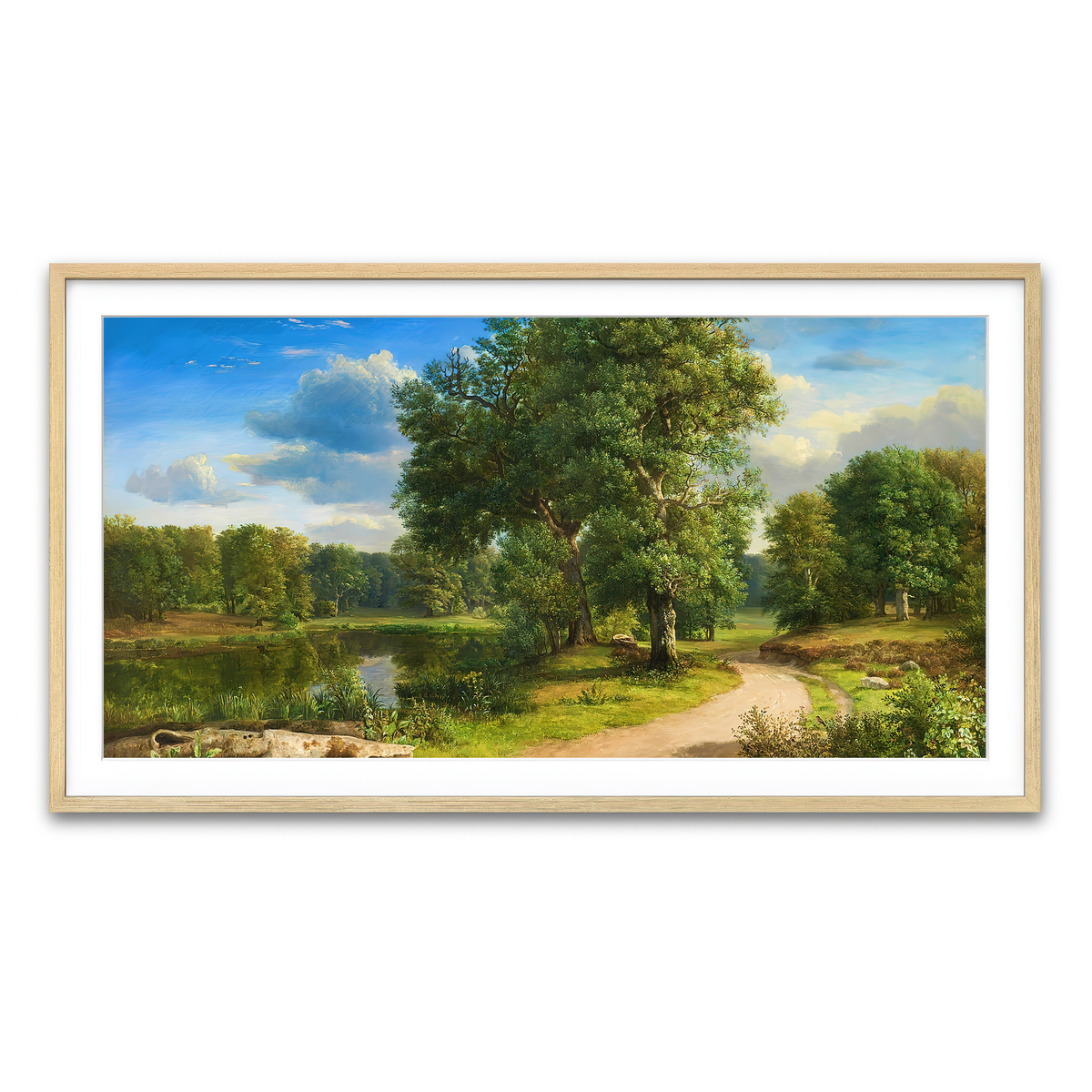 Framed Print 2x1 Natural