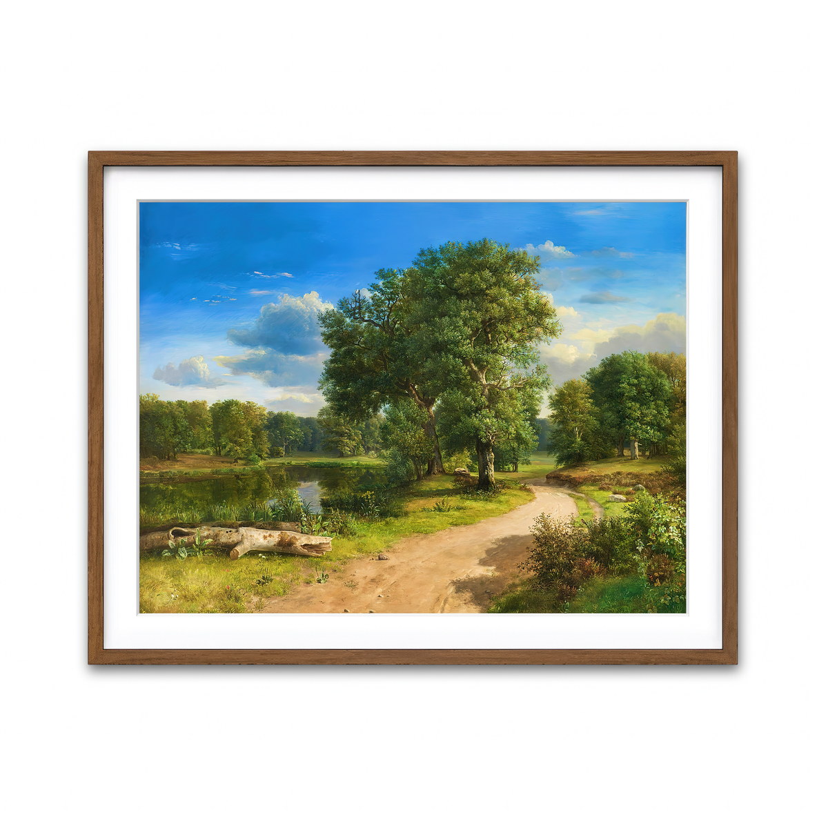 Framed Print 4x3 Walnut