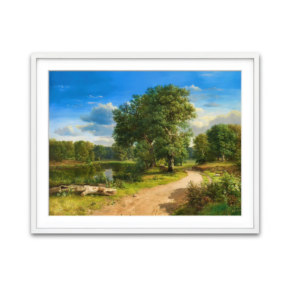 Framed Print 4x3 White