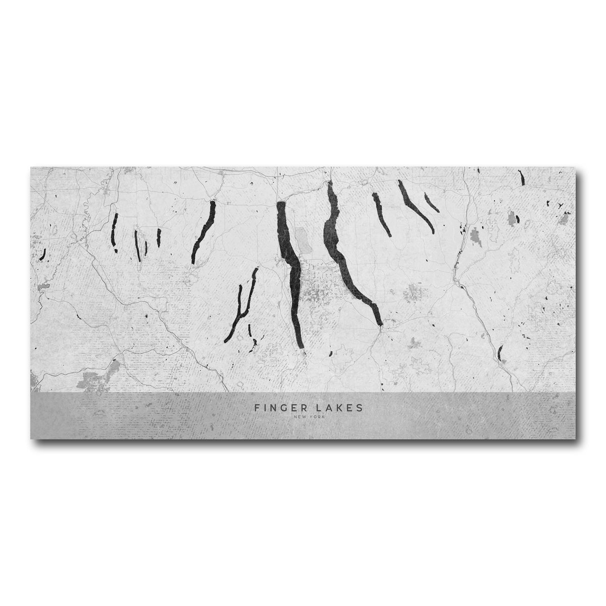 AUTO-MOCKUP WHITE | Finger Lakes Map 2 | 1 Piece | Gallery Wrap Canvas | group=2x1