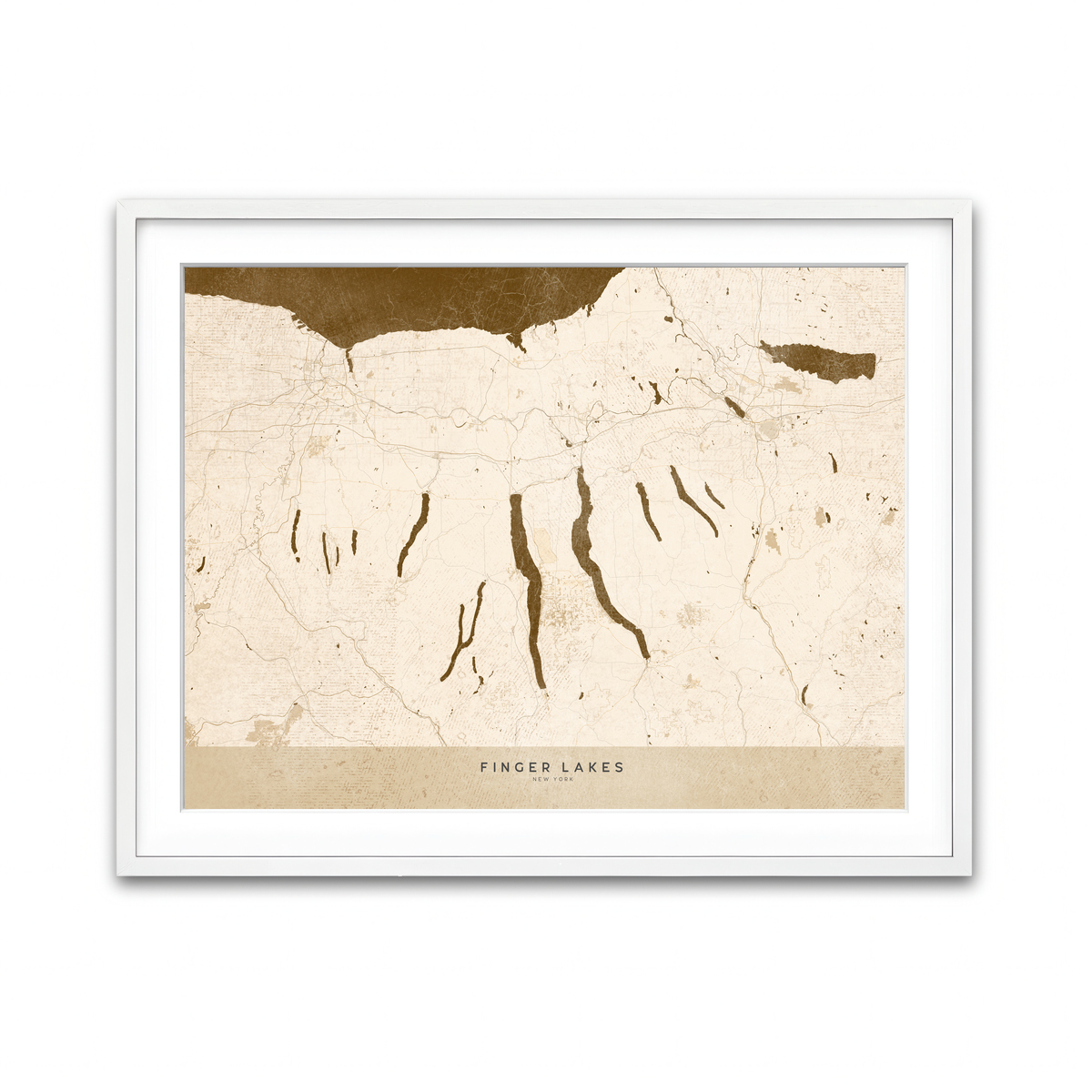 Framed Print 4x3 White