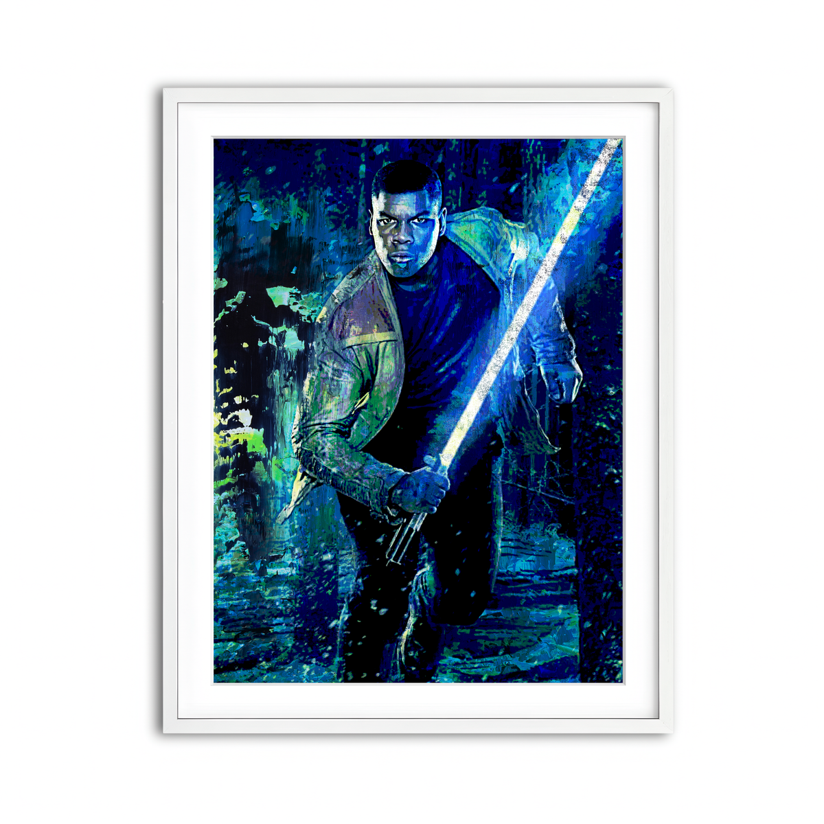 Framed Print 3x4 White