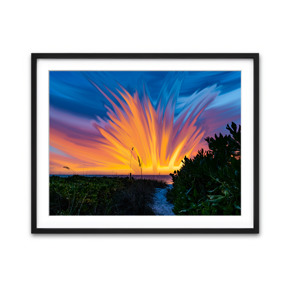 Framed Print 4x3 Black