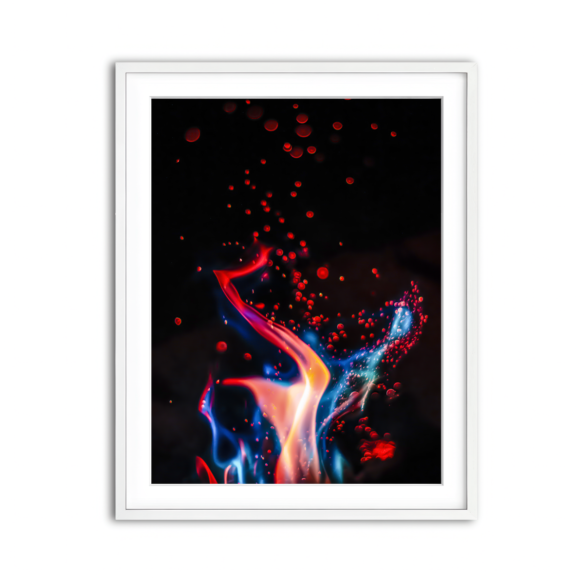 Framed Print 3x4 White