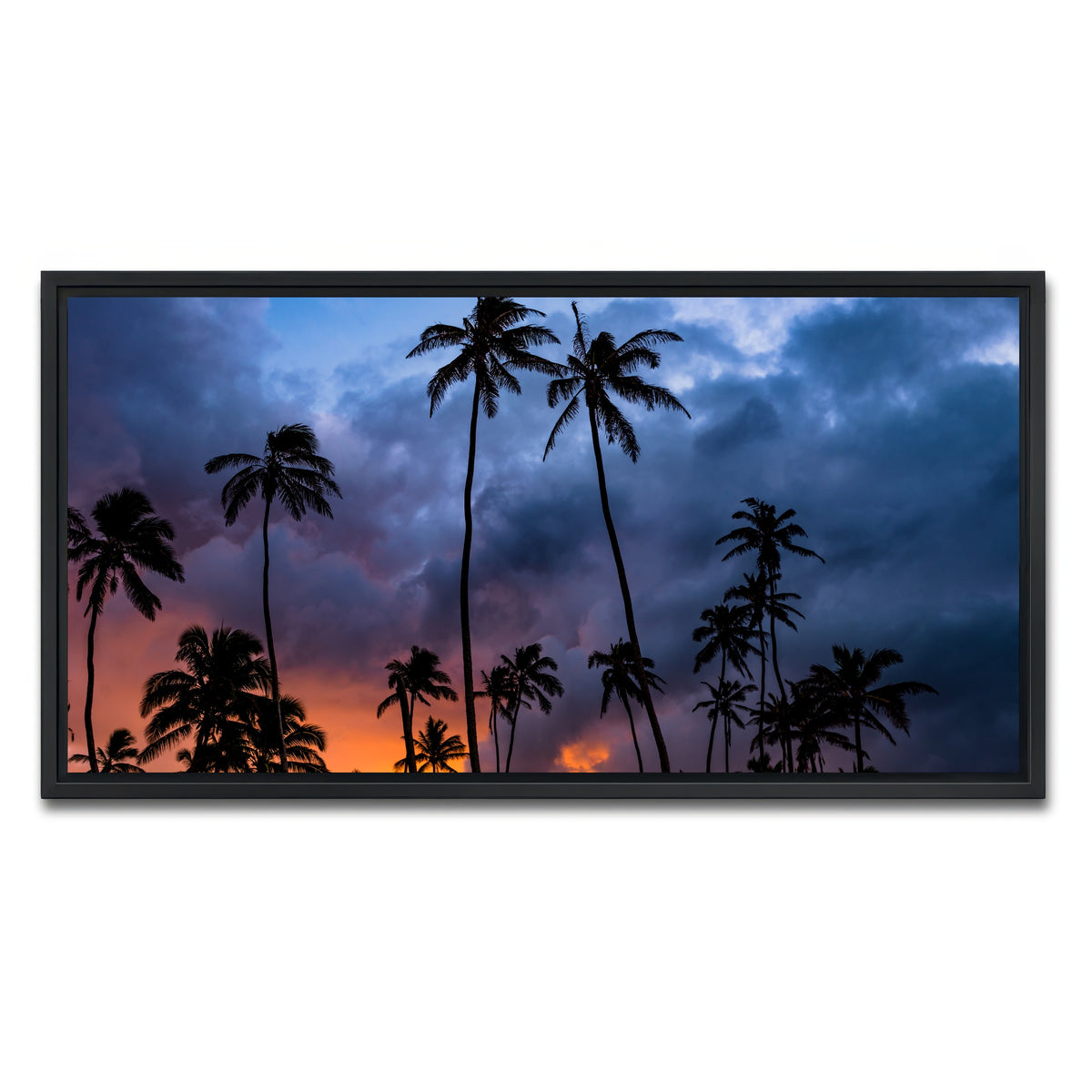 AUTO-MOCKUP WHITE | Fire in the Sky | 1 Piece | Black Framed Canvas | group=2x1