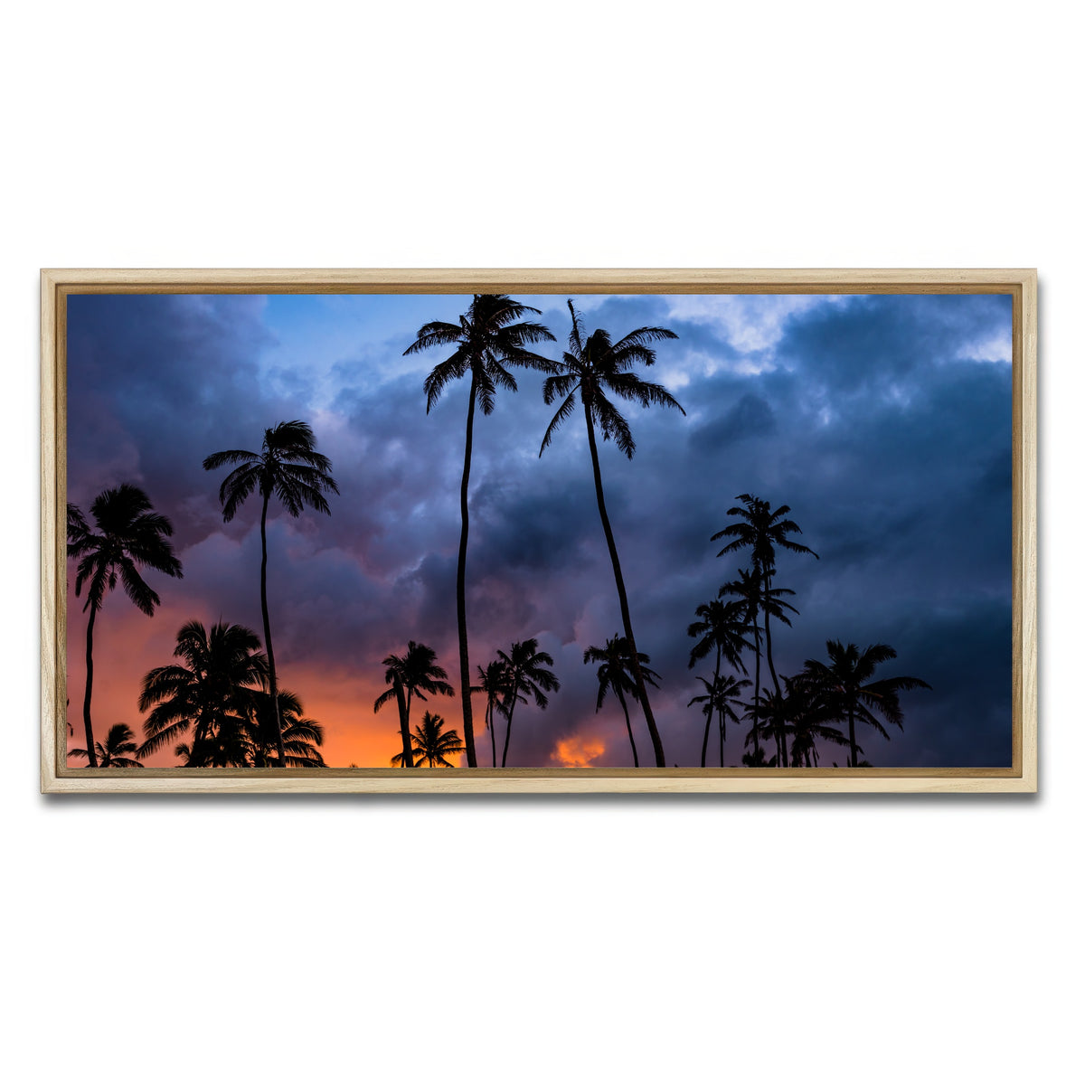AUTO-MOCKUP WHITE | Fire in the Sky | 1 Piece | Natural Framed Canvas | group=2x1