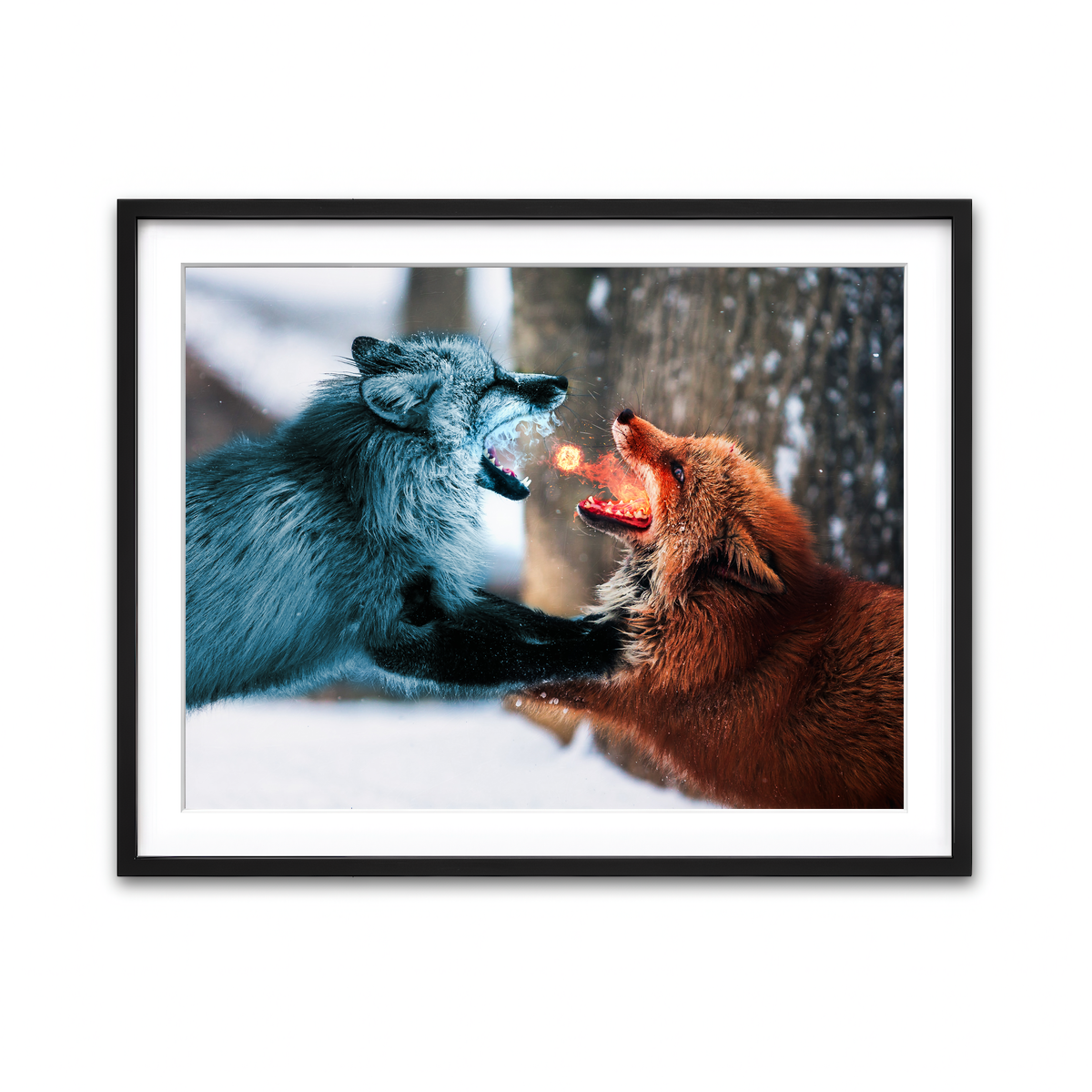 Framed Print 4x3 Black