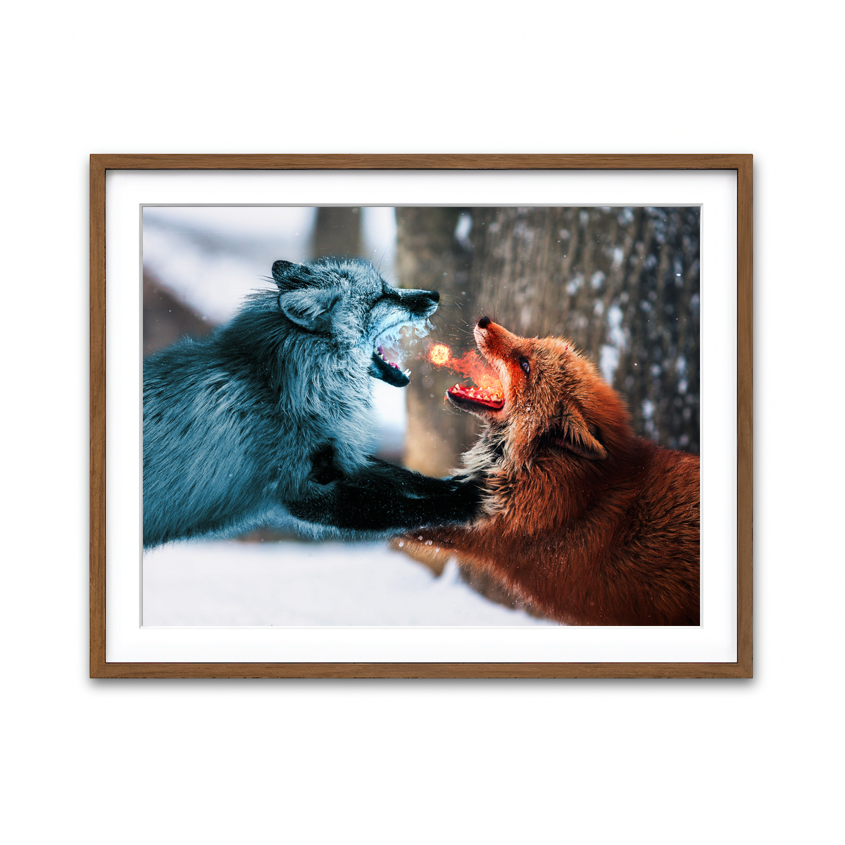 Framed Print 4x3 Walnut