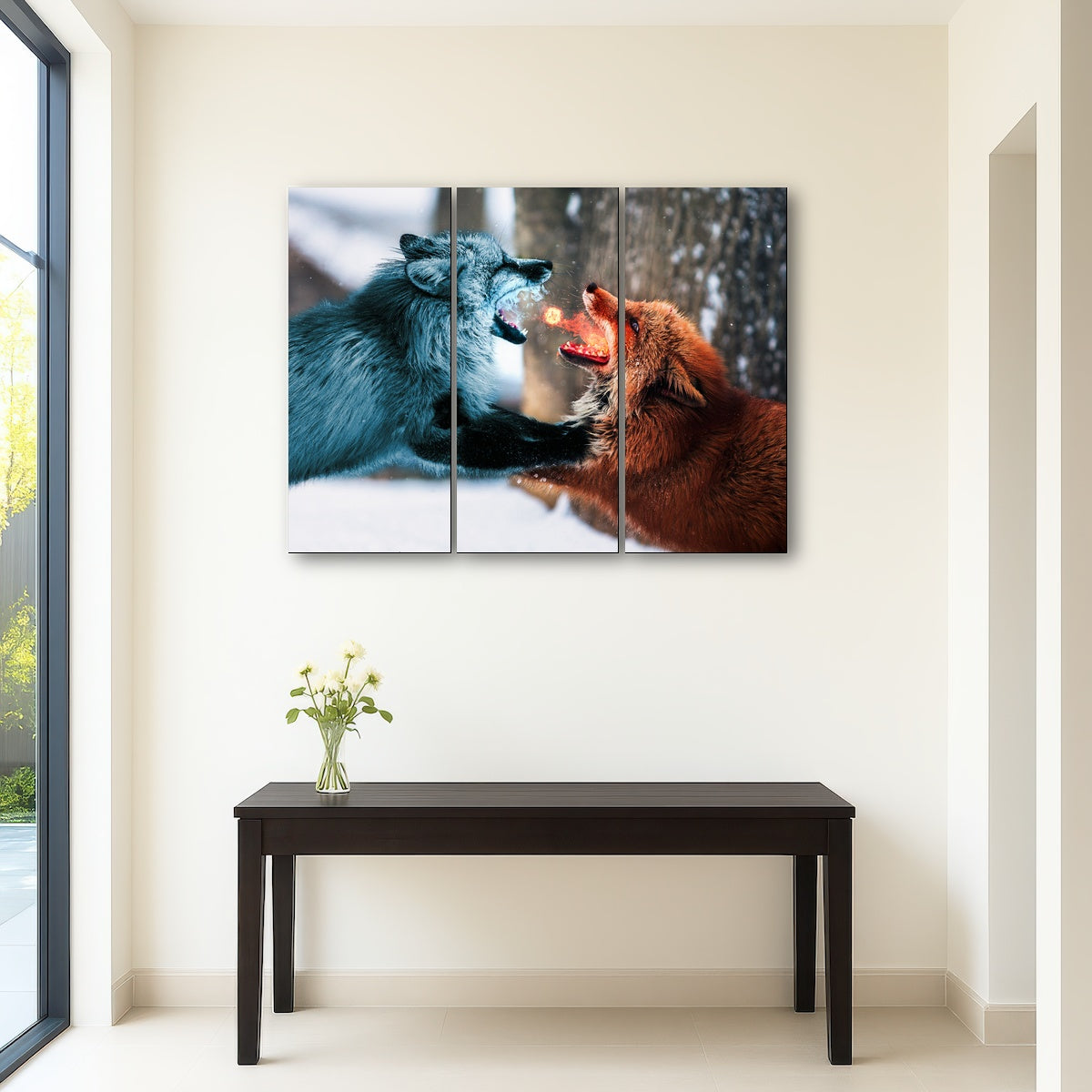 AUTO-MOCKUP ROOM | Fire vs Ice