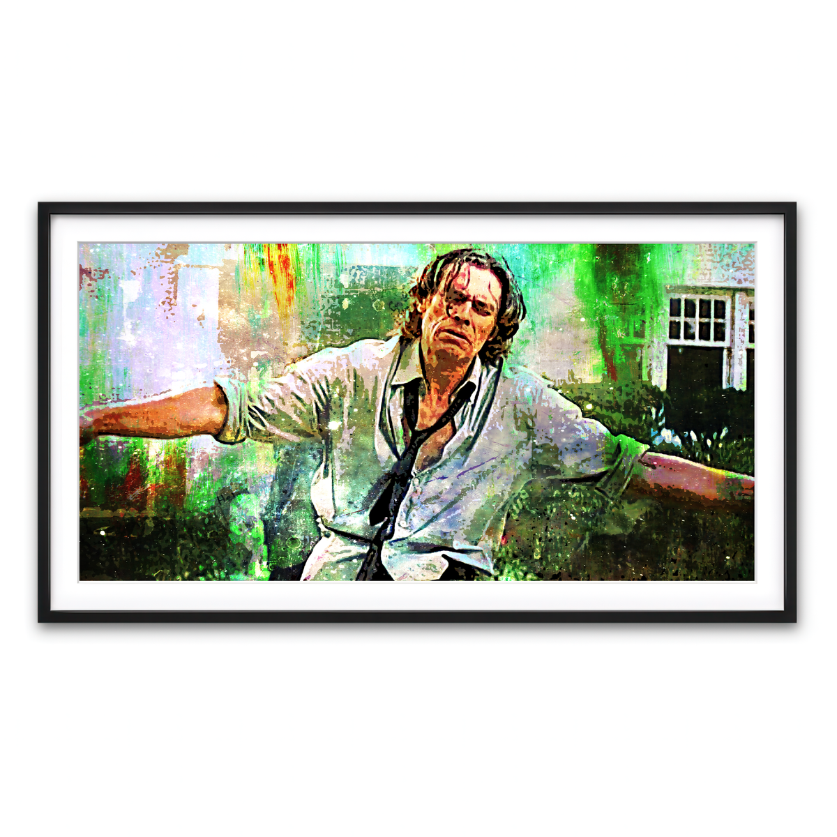 Framed Print 2x1 Black