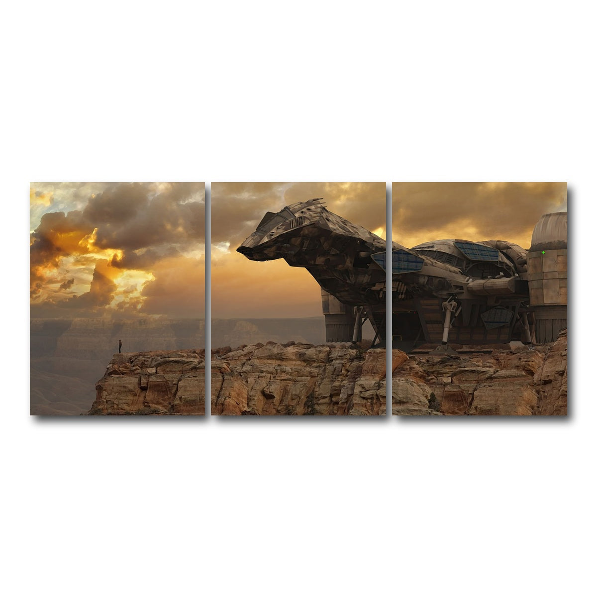 AUTO-MOCKUP WHITE | Firefly | 3 Piece | Gallery Wrap Canvas | group=18x24