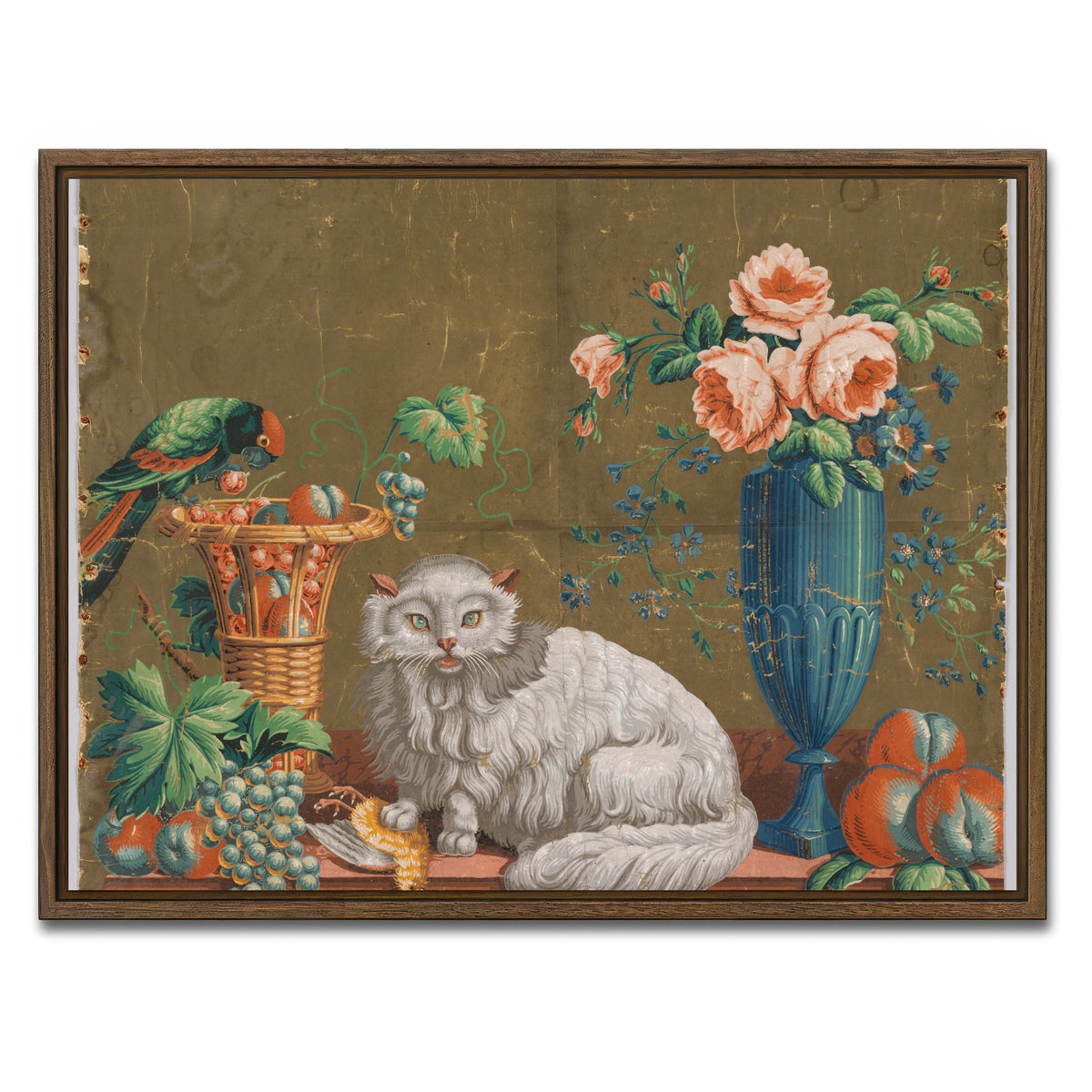 AUTO-MOCKUP WHITE | Firescreen | 1 Piece | Walnut Framed Canvas | group=4x3