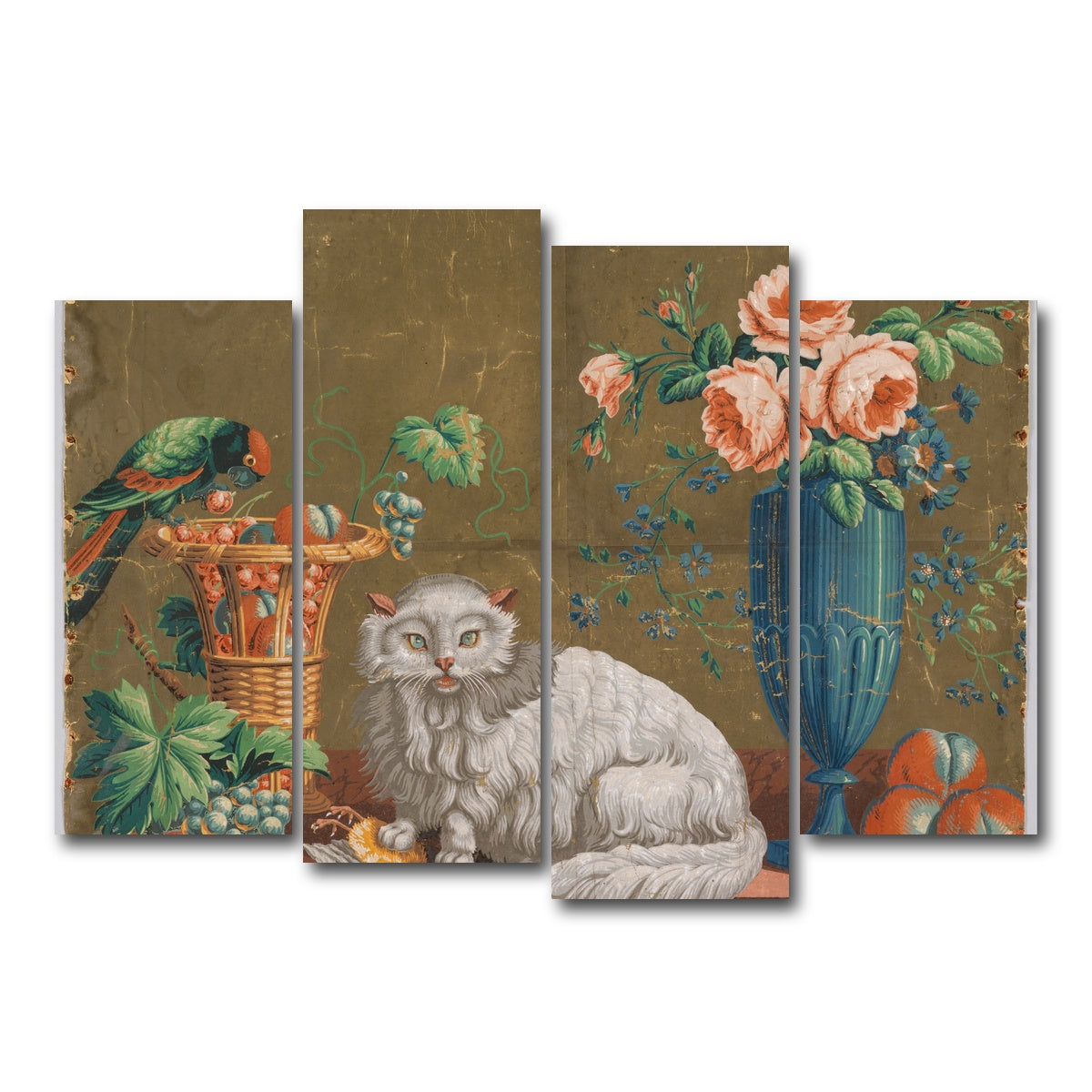 AUTO-MOCKUP WHITE | Firescreen | 4 Piece | Gallery Wrap Canvas | group=4_normal