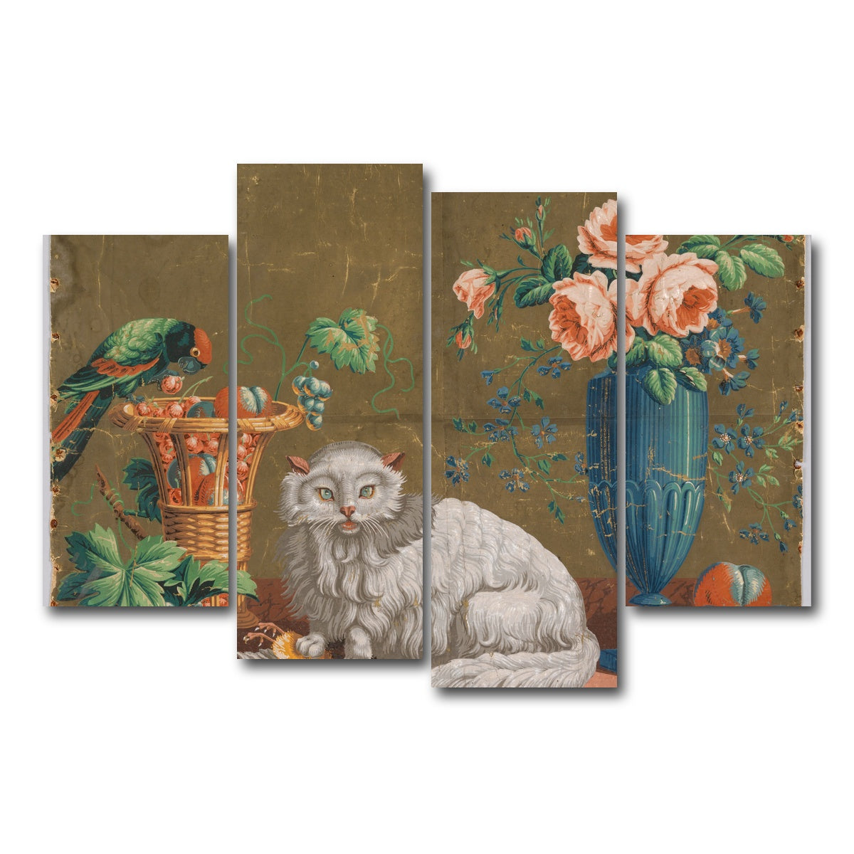 AUTO-MOCKUP WHITE | Firescreen | 4 Piece | Gallery Wrap Canvas | group=4_short