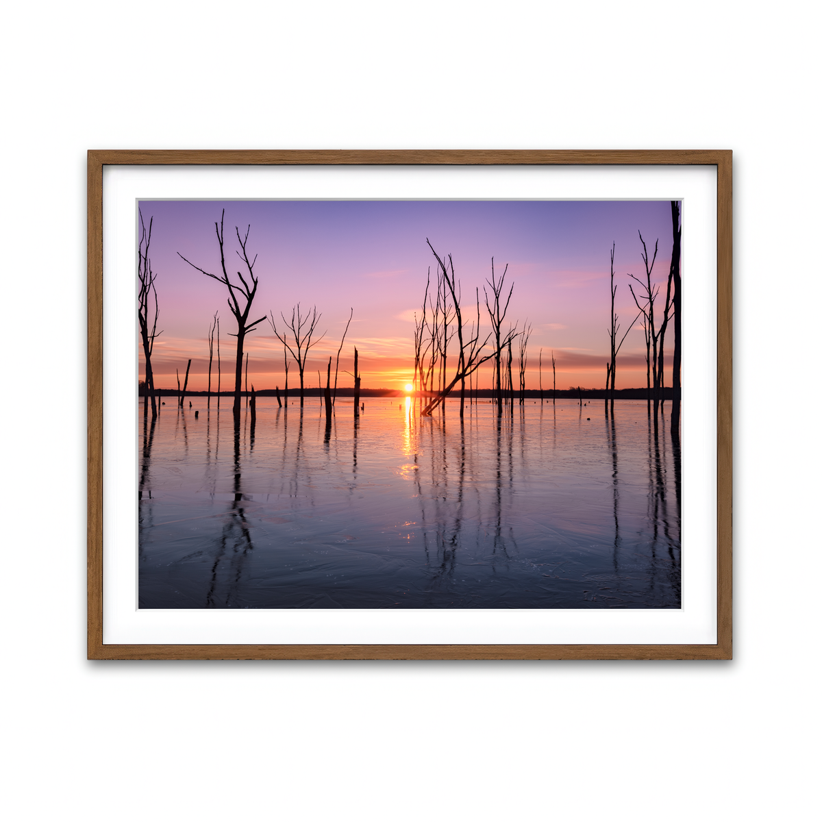 Framed Print 4x3 Walnut