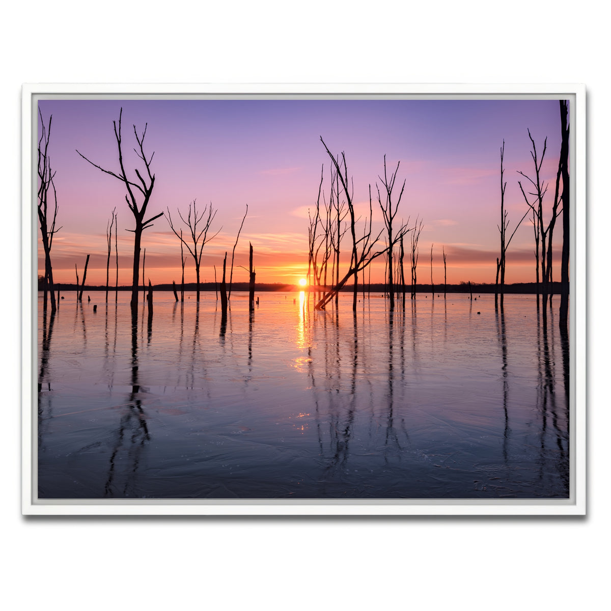 AUTO-MOCKUP WHITE | First Light | 1 Piece | White Framed Canvas | group=4x3