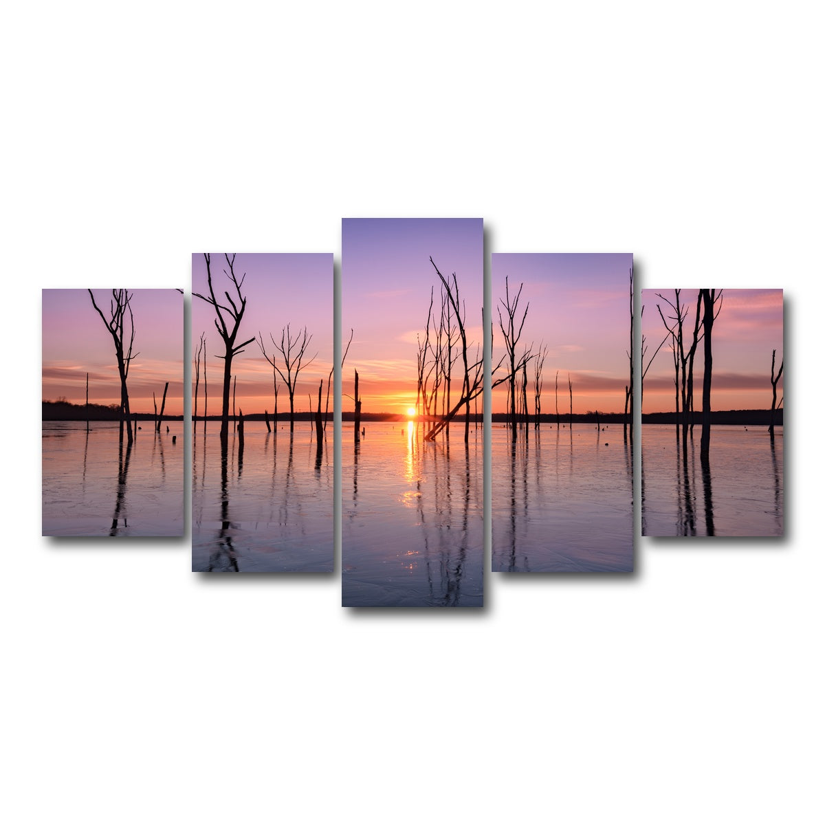 AUTO-MOCKUP WHITE | First Light | 5 Piece | Gallery Wrap Canvas | group=5_normal