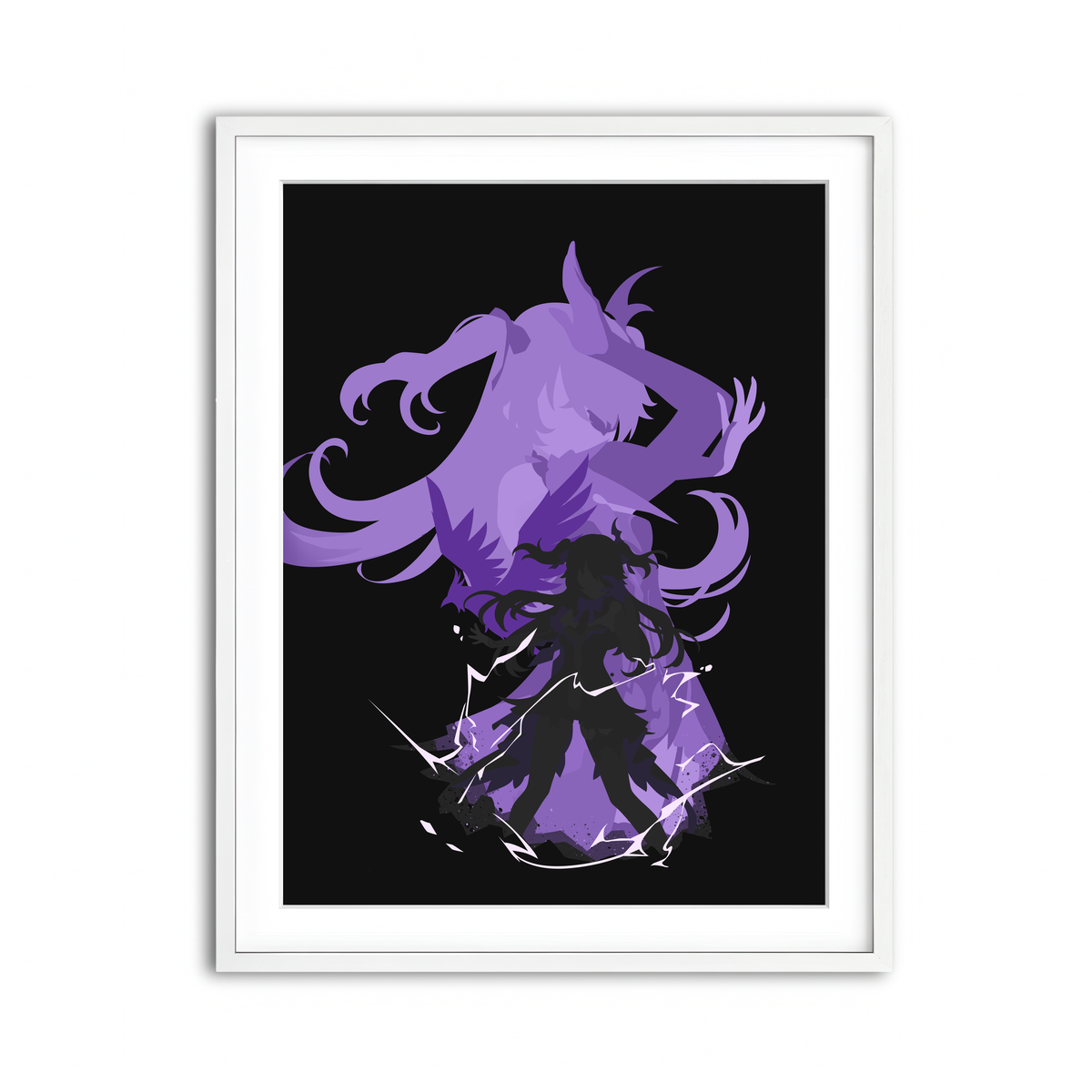 Framed Print 3x4 White