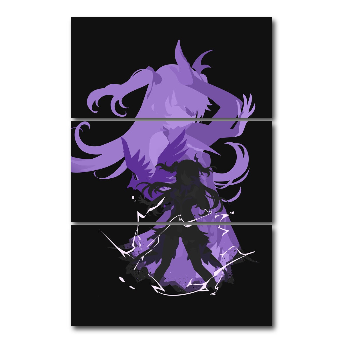 AUTO-MOCKUP WHITE | Fischl | 3 Piece | Gallery Wrap Canvas | group=12x24_stacked