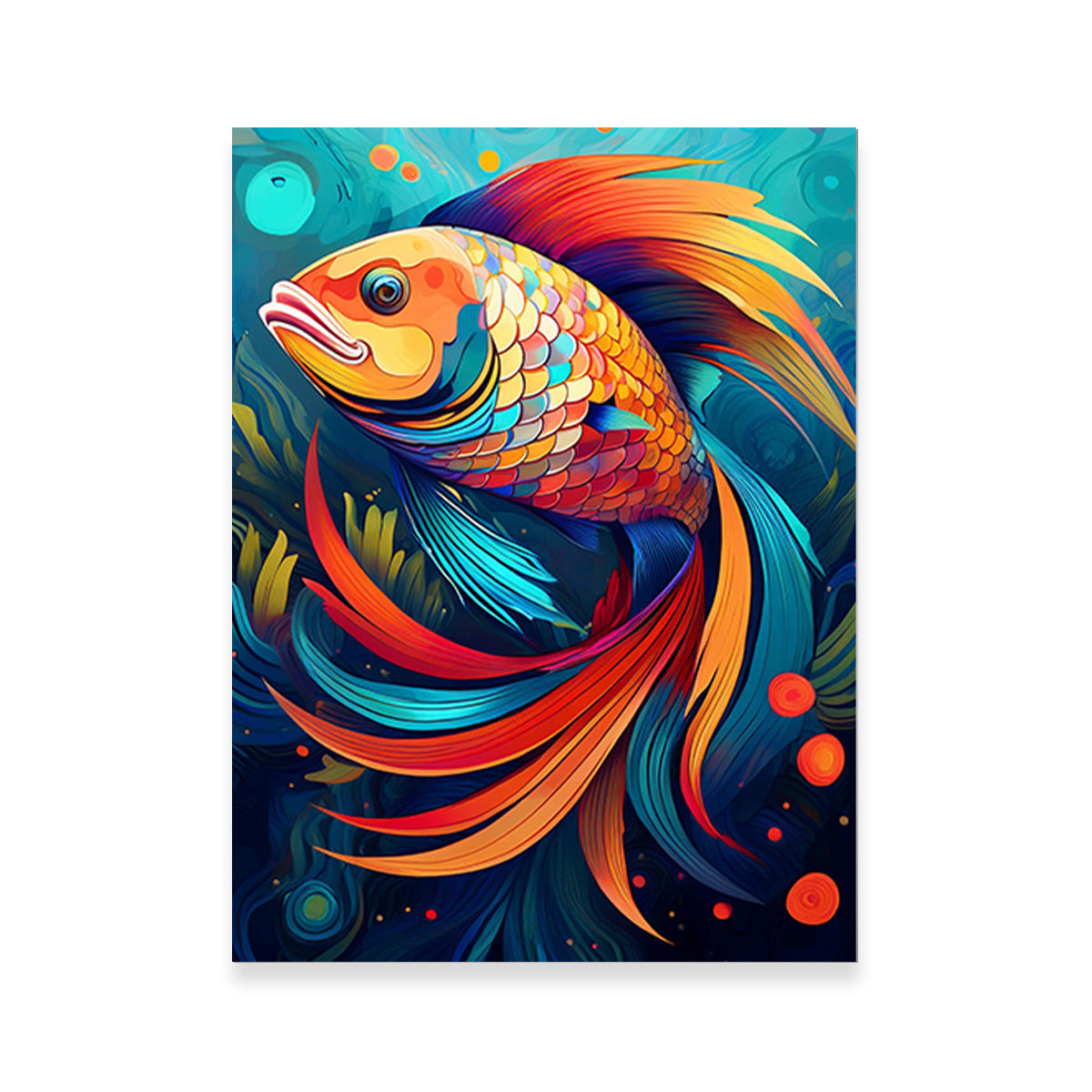Fish Modern Art Wall Art