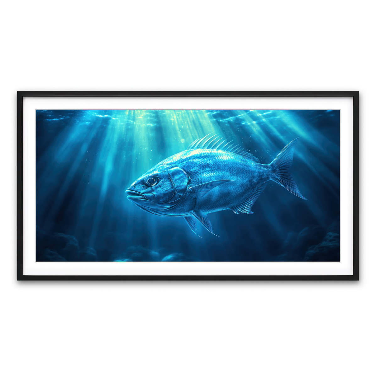 Framed Print 2x1 Black