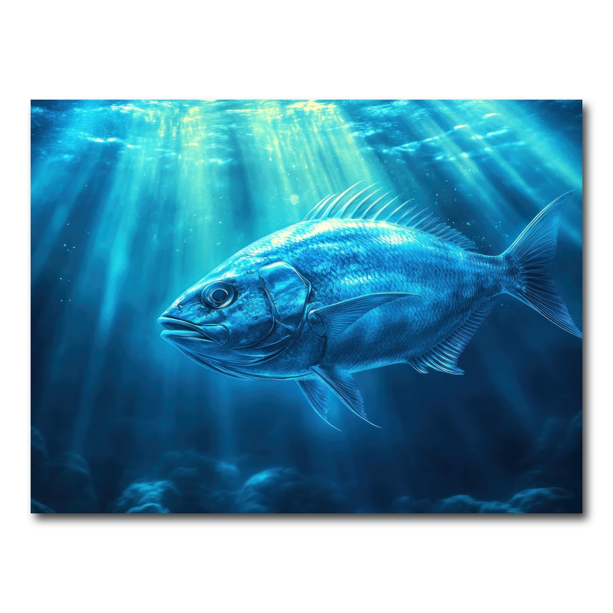 AUTO-MOCKUP WHITE | Fish Dreamscape | 1 Piece | Gallery Wrap Canvas | group=4x3
