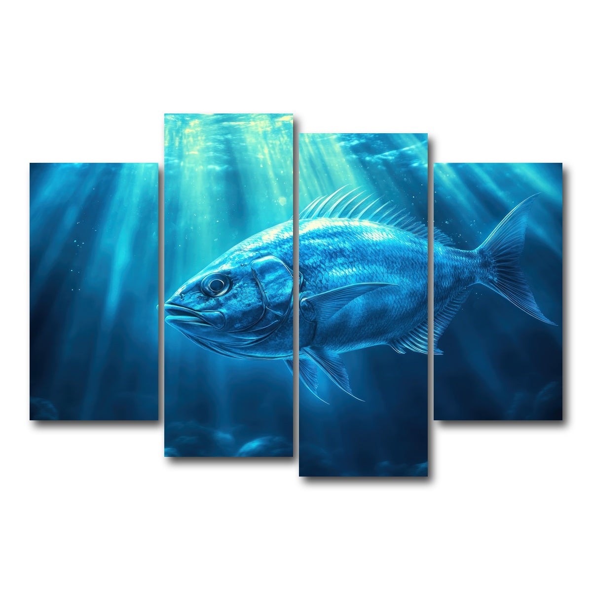 AUTO-MOCKUP WHITE | Fish Dreamscape | 4 Piece | Gallery Wrap Canvas | group=4_short