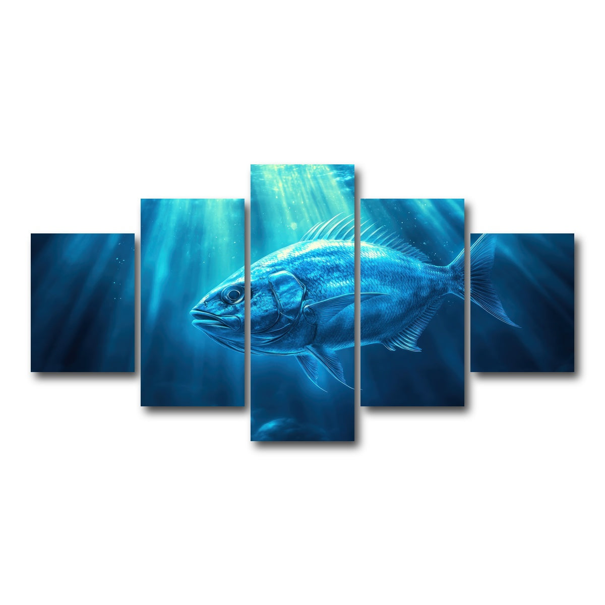 AUTO-MOCKUP WHITE | Fish Dreamscape | 5 Piece | Gallery Wrap Canvas | group=5_short