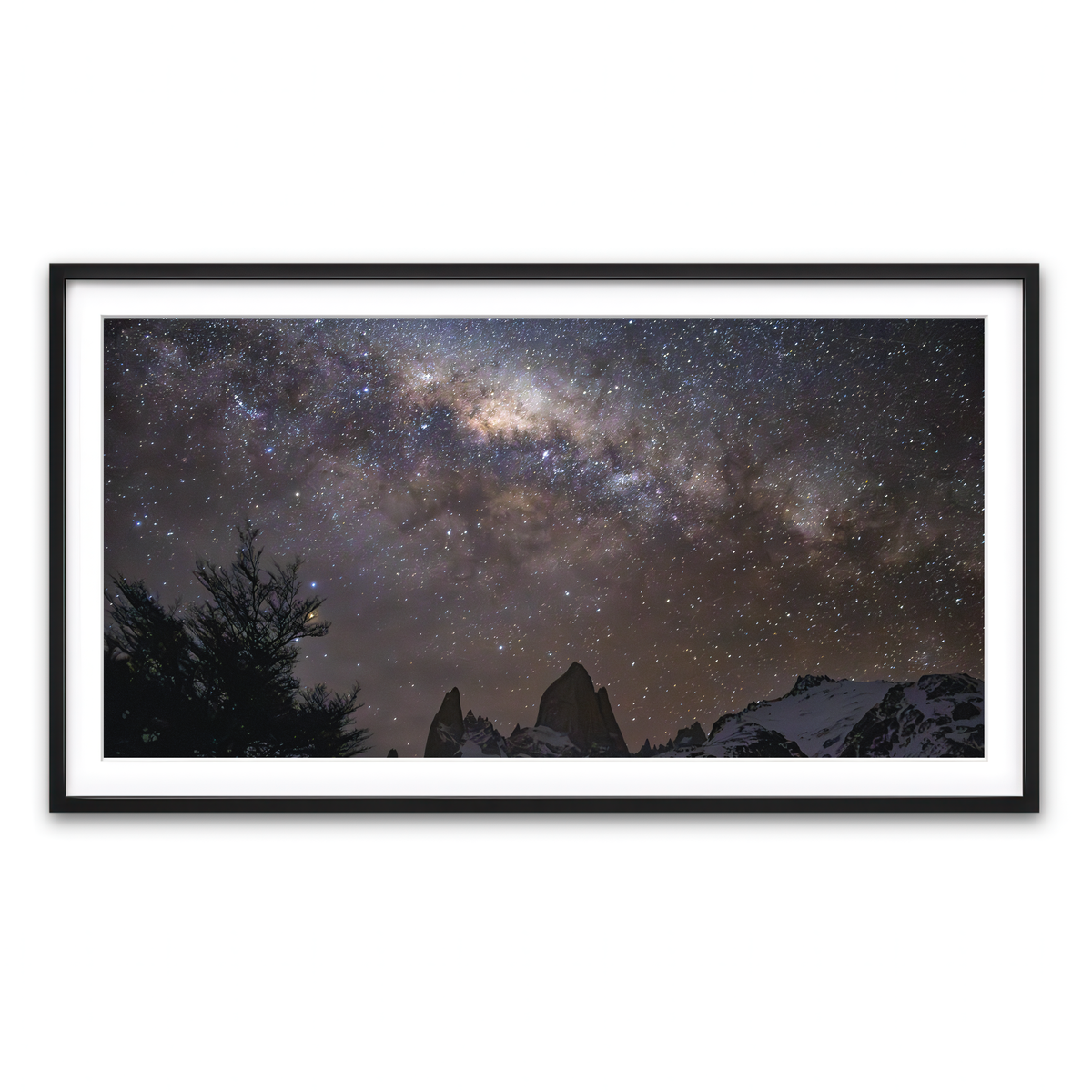 Framed Print 2x1 Black