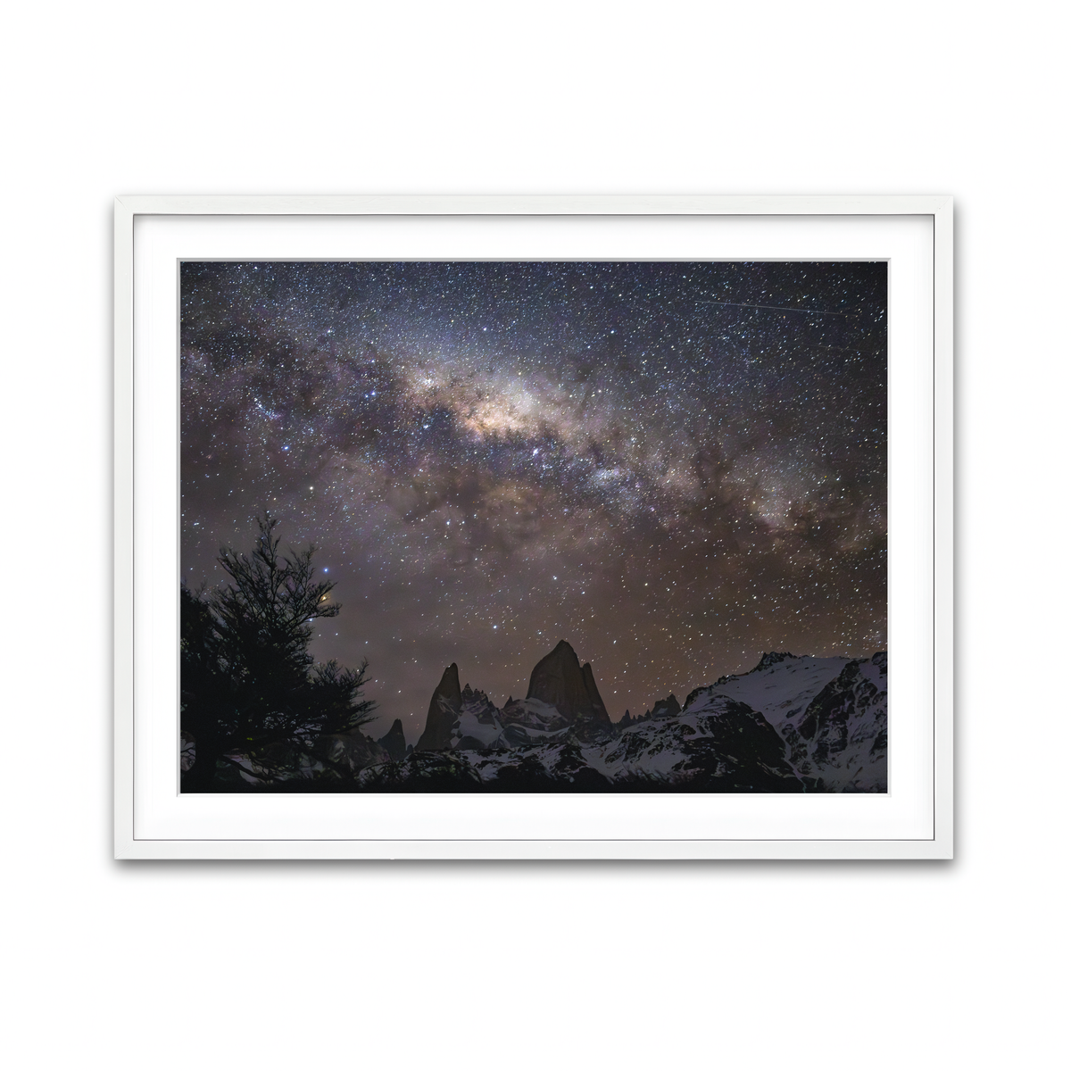 Framed Print 4x3 White